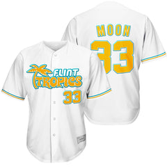 custom flint tropics baseball jersey white for women and youth