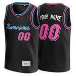 Miami Vice Custom Basketball Jersey No Minimum - Black & White