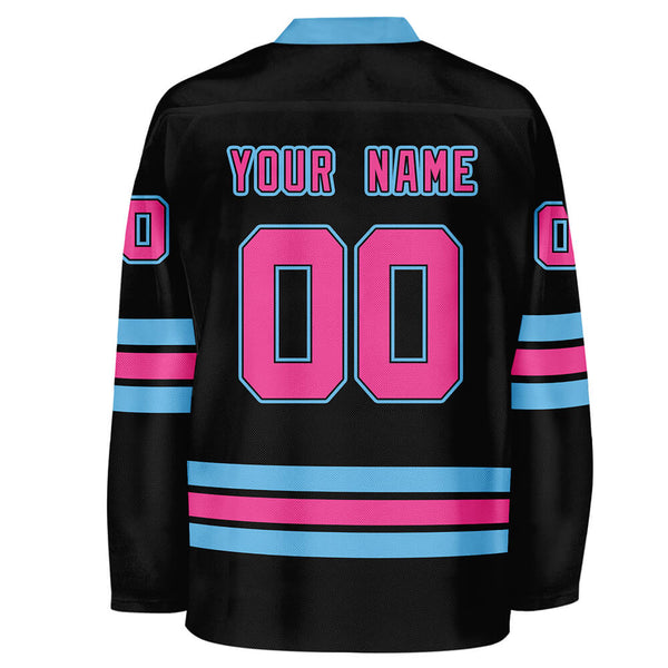 custom-black-miami-vice-hockey-jersey-back-for-youth-and-toddler