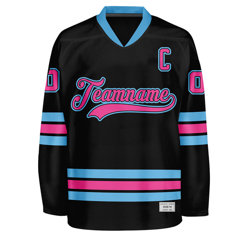 Miami Vice Custom Hockey Jersey No Minimum - Embroidered