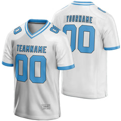 Custom North Carolina White Football Jersey for Men/Youth