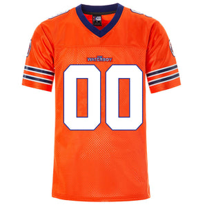 custom waterboy bobby boucher football jersey orange front for men