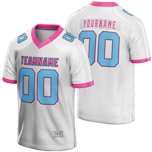Custom Miami Vice White Football Jersey for Men/Youth