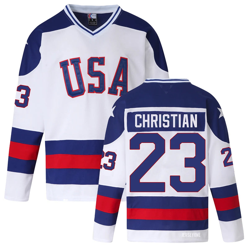 Dave Christian Jersey - 1980 Team USA Hockey | Miracle on Ice Sweater