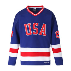 Dave Silk Throwback 1980 US Olympic Hockey Jersey #8