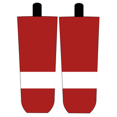 Custom Dean Youngblood Mustangs Hockey Socks