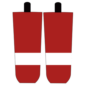 Custom Dean Youngblood Mustangs Hockey Socks