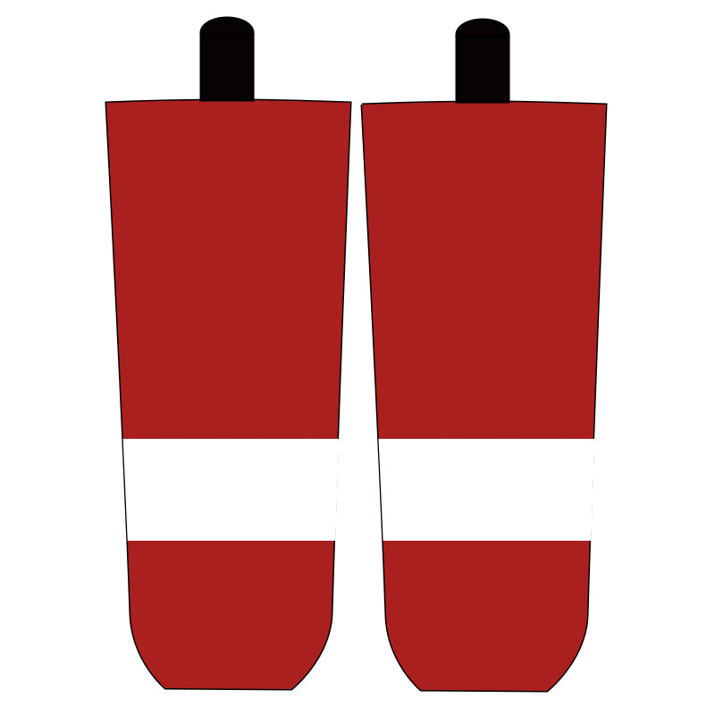 Custom Dean Youngblood Mustangs Hockey Socks