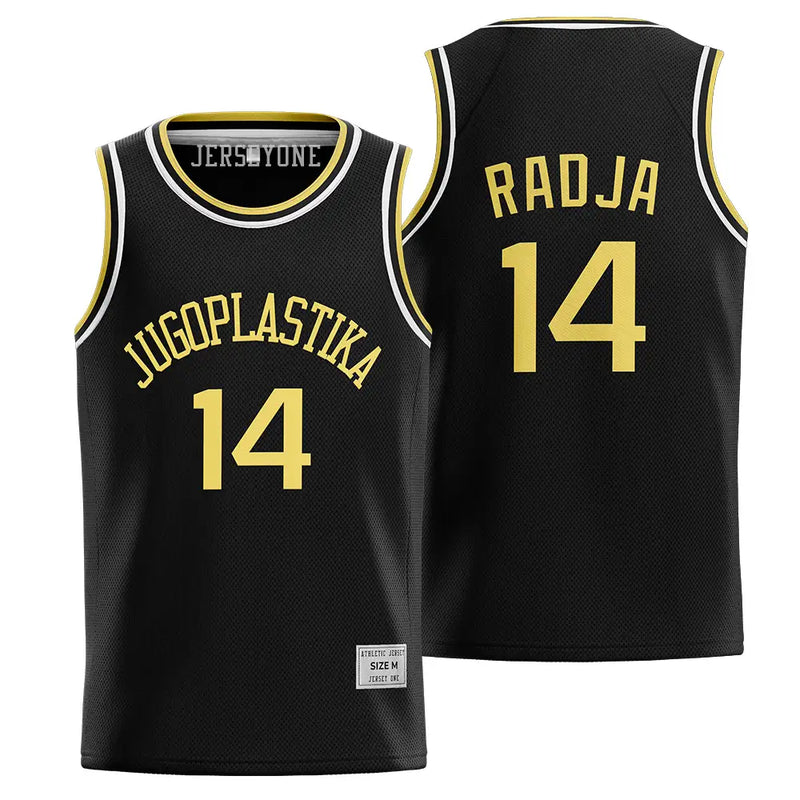 Dino Radja Jugoplastika High School Basketball Jersey Black