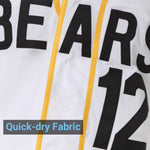 High-Quality Fabric of Bad News Bears Baseball Jersey, Featuring Quick-Dry and Breathable Material thumbnail