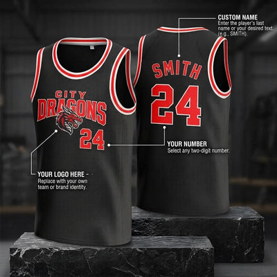 Fully Customized Basketball Jersey - Design Your Own Custom Team Uniforms