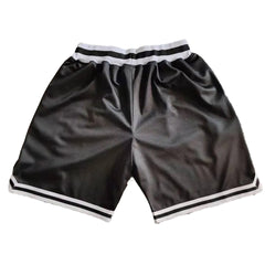 Men's Thunder Printed Graphic Basketball Shorts with Zipper Pockets