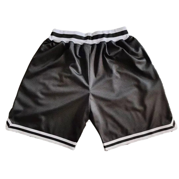 Thunder Printed Streetwear Basketball Shorts with Zipper Pockets