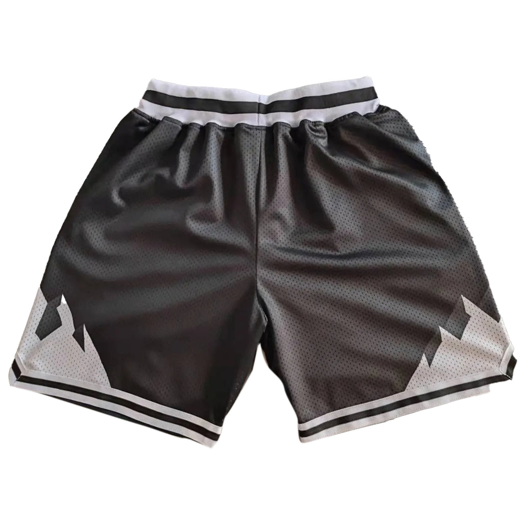 Men's Mountain Printed Graphic Basketball Shorts with Zipper Pockets