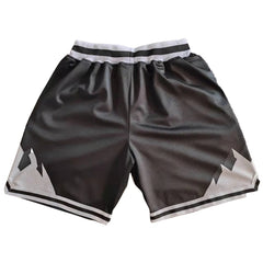 Men's Mountain Printed Graphic Basketball Shorts with Zipper Pockets