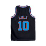 Black Youth Lola Bunny Space Jam Tune Squad Jersey for Youth/Kids/Toddler thumbnail