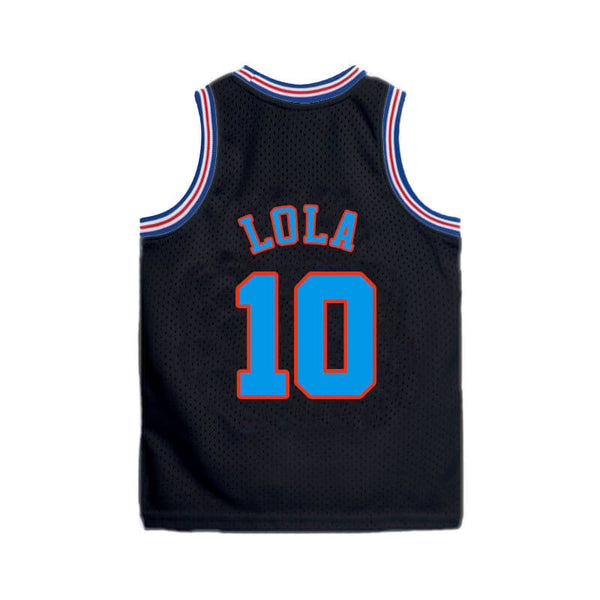 Black Youth Lola Bunny Space Jam Tune Squad Jersey for Youth/Kids/Toddler