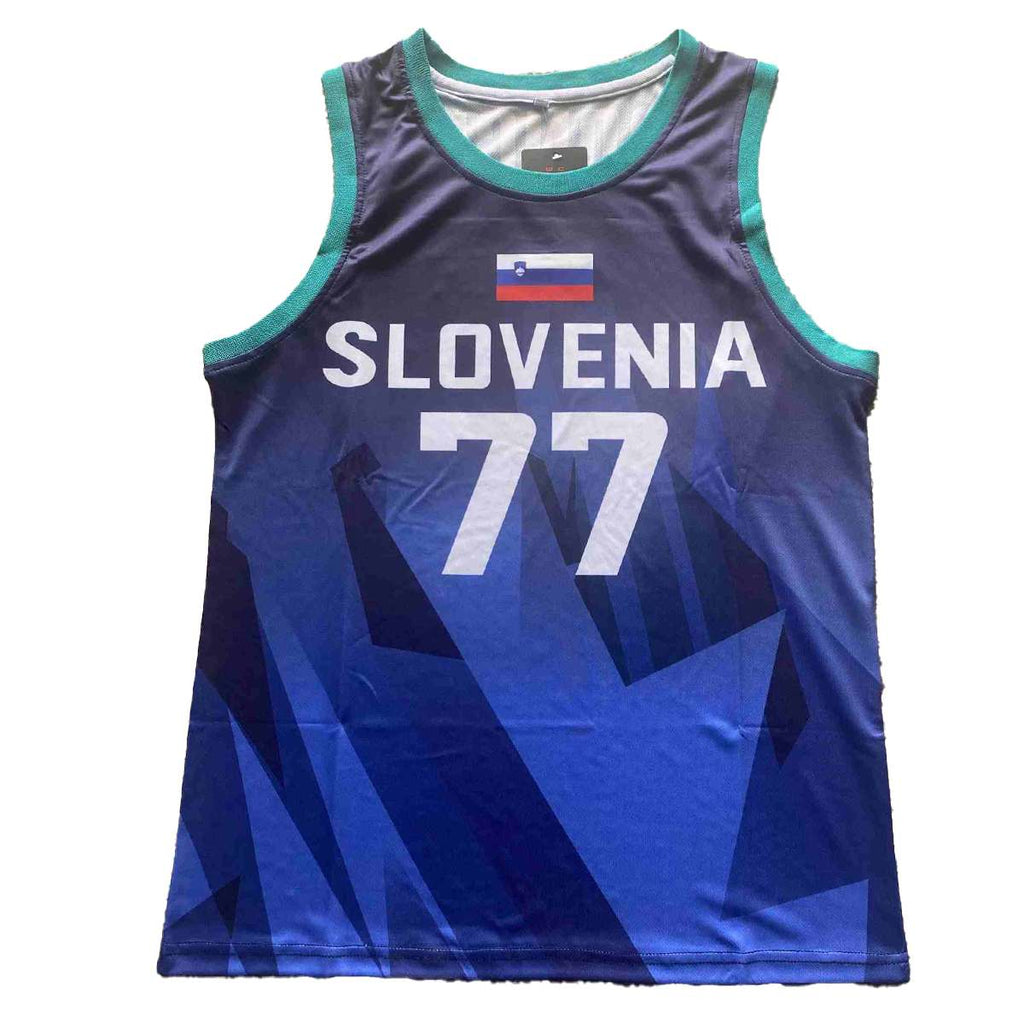 Luka Doncic Slovenia Euroleague #77 Jersey