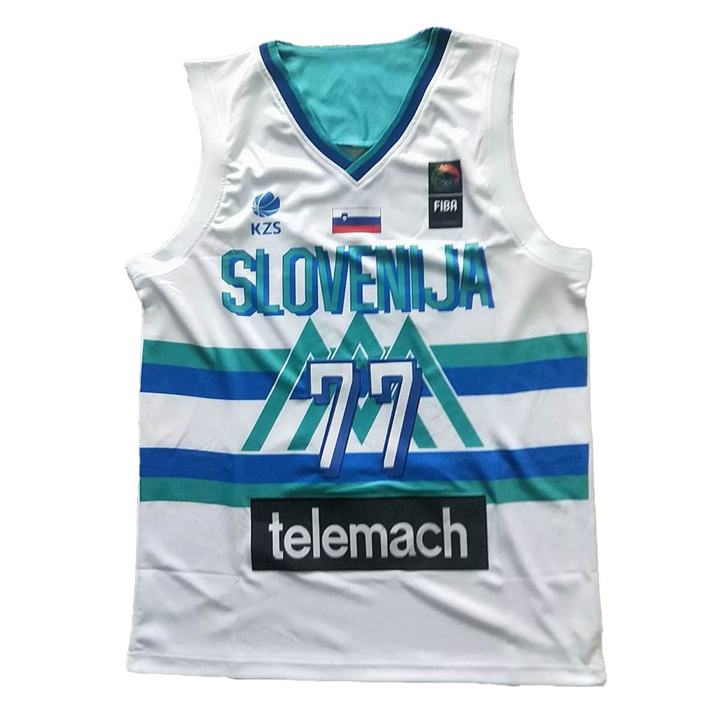 Luka Doncic Slovenia Euroleague #77 Jersey