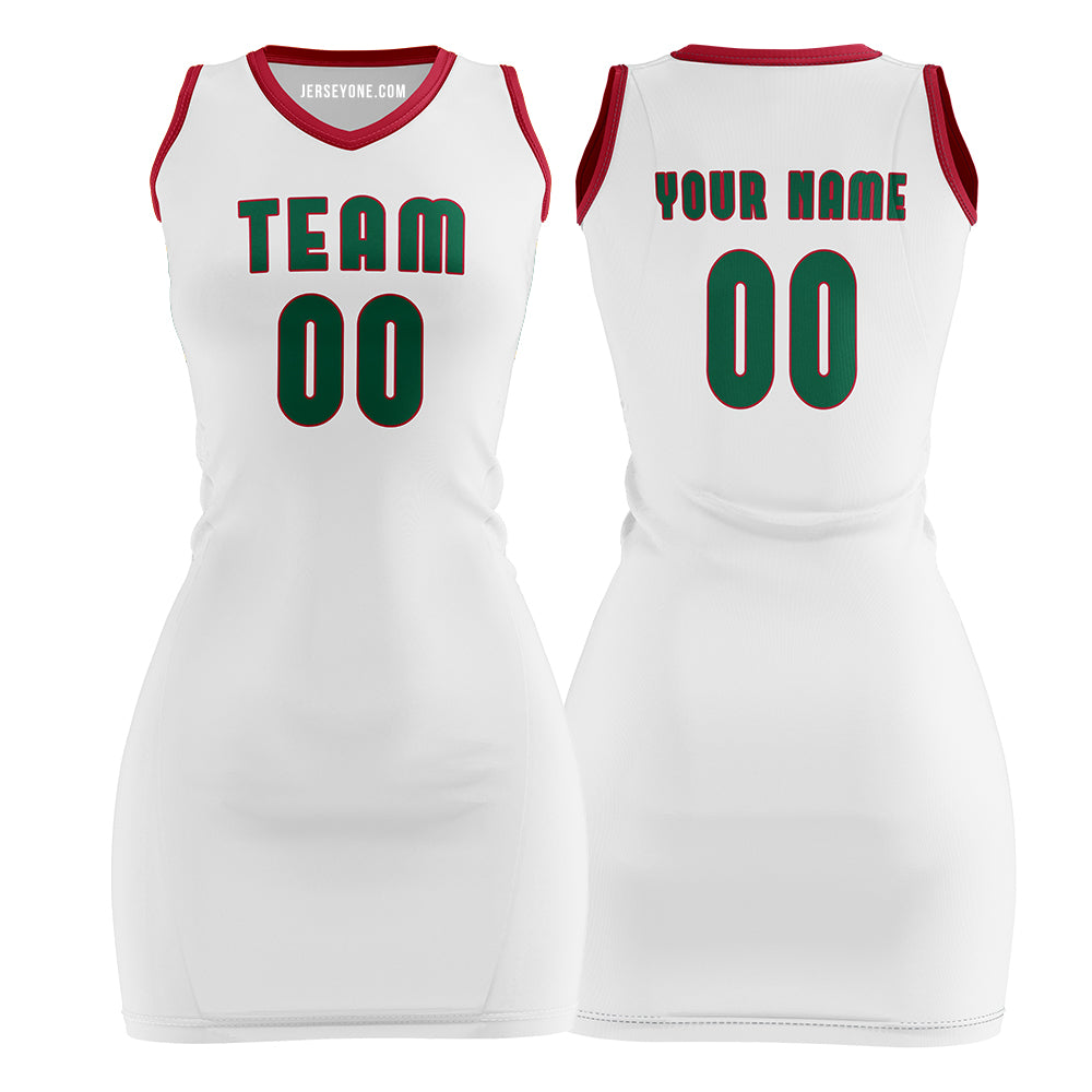 Vintage Label Oversized Basketball Jersey Dress