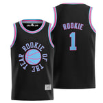 Black Miami Vice Rookie of The Year Basketball Jersey thumbnail