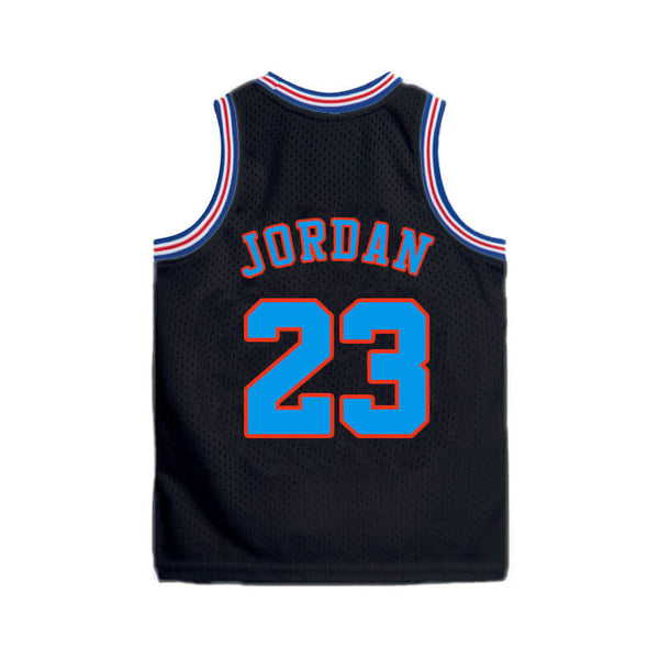 black Michael Jordan 23 Space Jam Tune Squad Jersey for Youth/Kids/Toddler