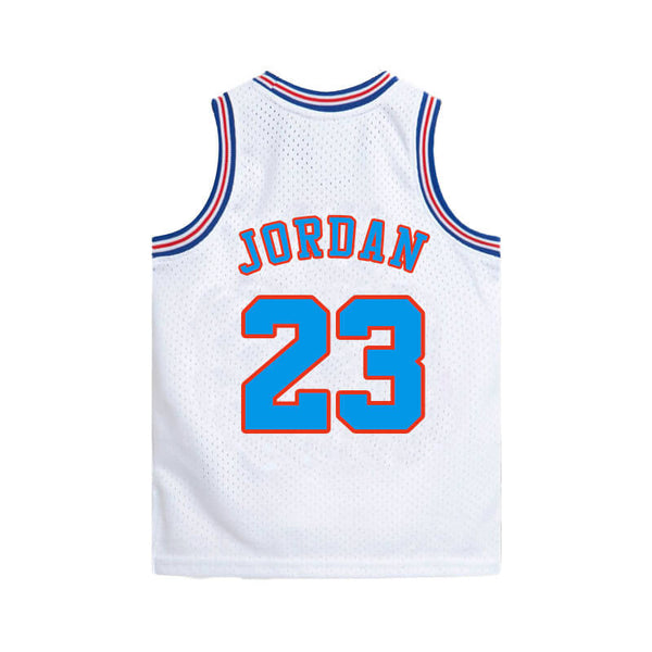 michael jordan 23 space jam tune squad movie basketball jersey for youth kids boys
