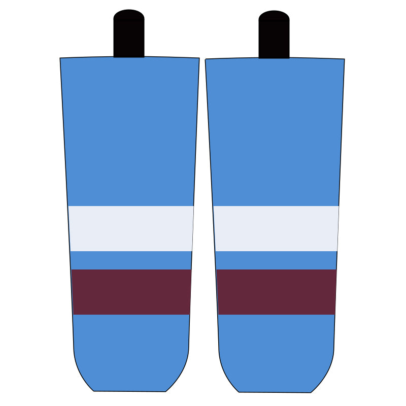 Custom Mighty Ducks Minnesota Waves Hockey Socks