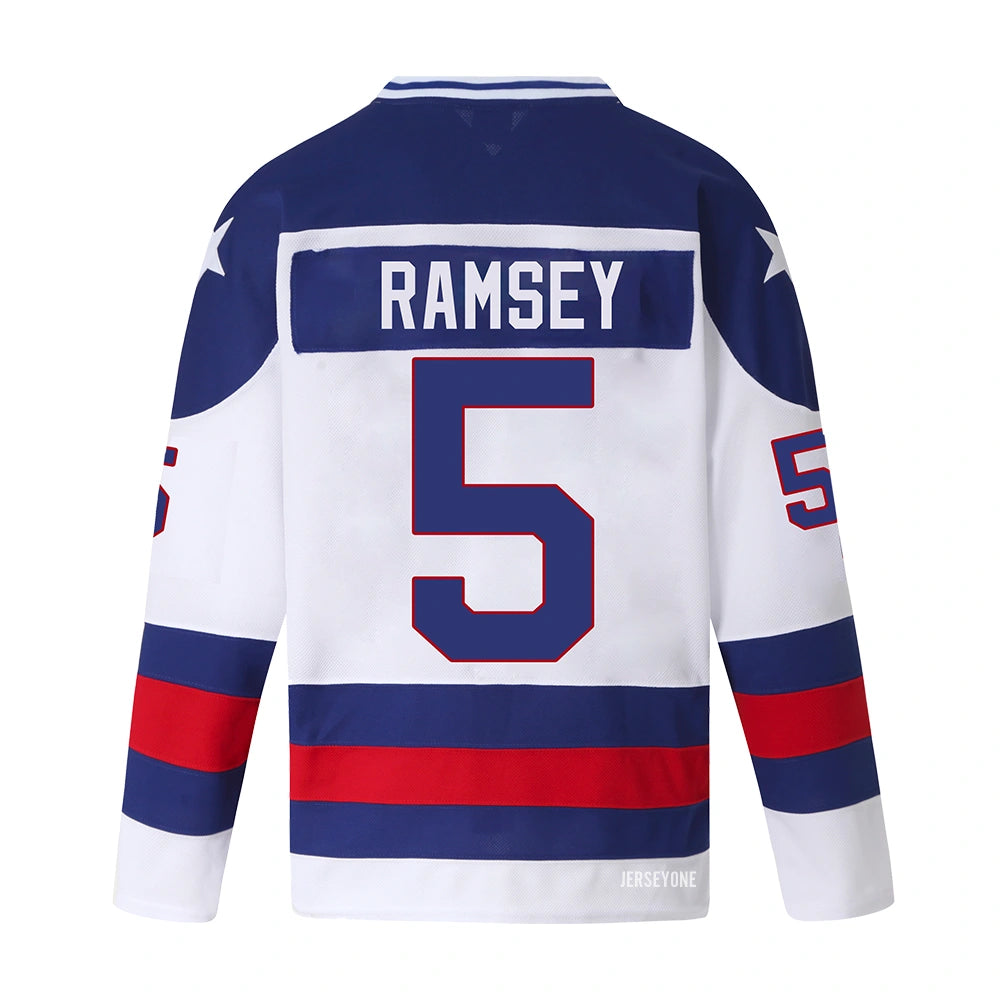 Mike Ramsey USA Jersey #5 - Miracle on Ice