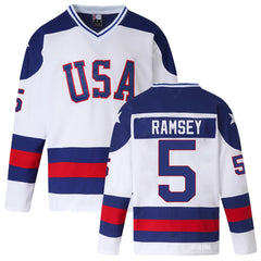 Mike Ramsey USA Jersey #5 - Miracle on Ice