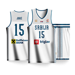 Nikola Jokic Serbia Euroleague Basketball Jersey
