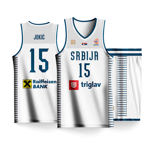 Nikola Jokic Serbia Euroleague Basketball Jersey