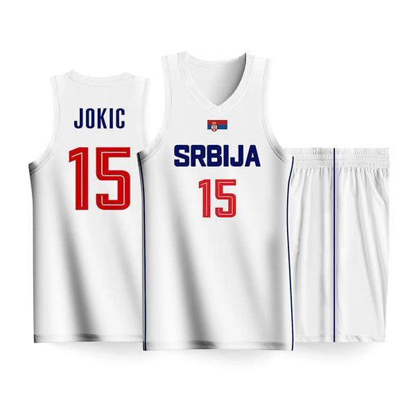 Nikola Jokic Serbia Euroleague Basketball Jersey