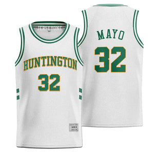 Oj Mayo Huntington High School Basketball Jersey White