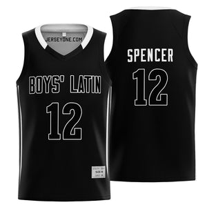 Pat Spencer Boys’ Latin High School Basketball Jersey #12