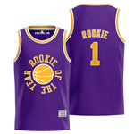Purple Rookie of The Year Basketball Jersey thumbnail