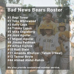 Bad News Bears team roster with player names and numbers thumbnail