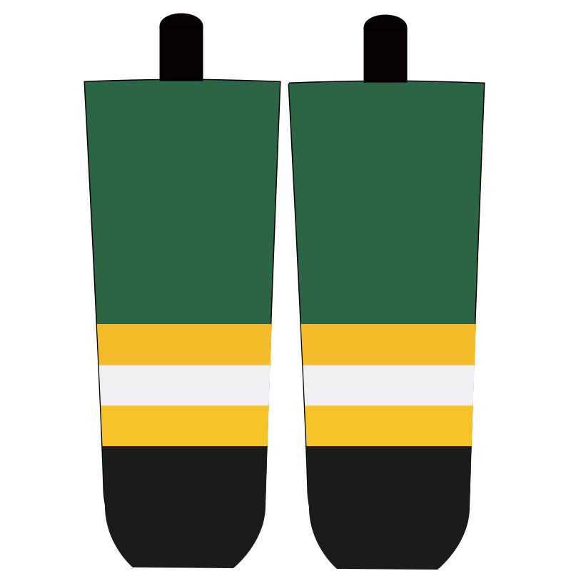 Custom Ross Rhea St John's Shamrocks Hockey Socks
