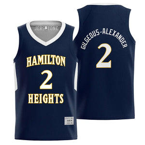 Shai Gilgeous Alexander Hamilton Heights Jersey 2 | High School Jersey