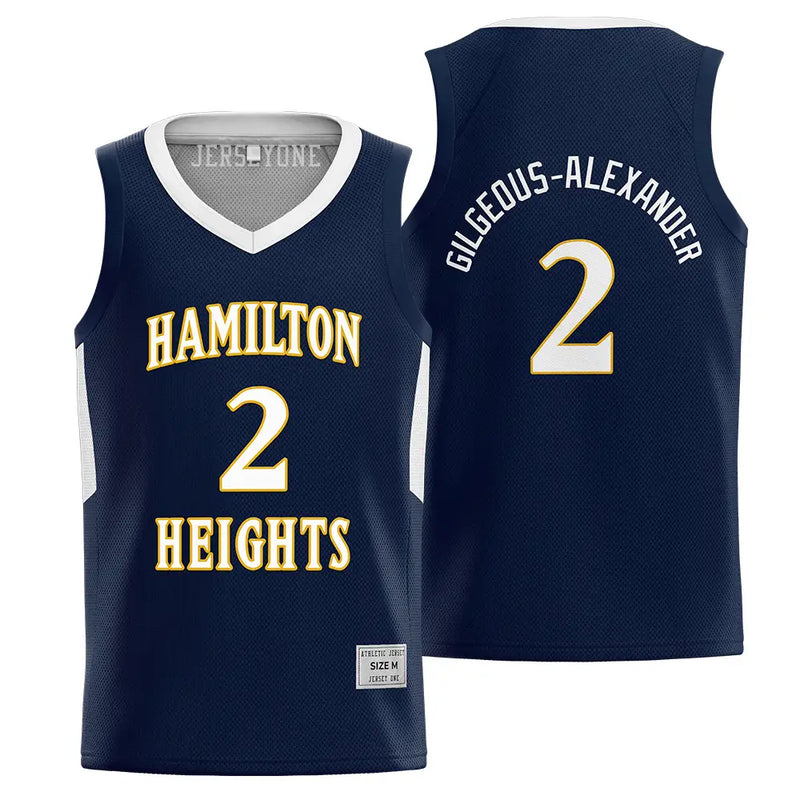 Shai Gilgeous Alexander Hamilton Heights Jersey 2 | High School Jersey