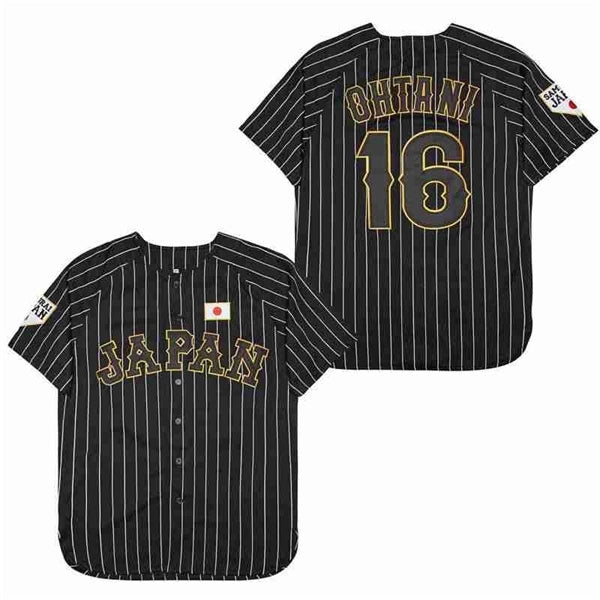 shohei ohtani 2023 wbc samurai japan baseball jersey black