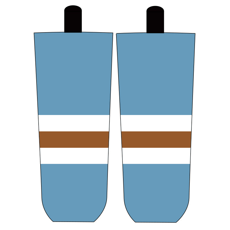 Shoresy Sudbury Blueberry Bulldogs Hockey Socks