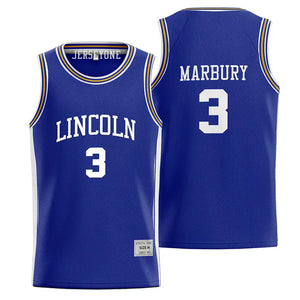 Stephon Marbury High School Jersey #3 | Lincoln Basketball Jersey