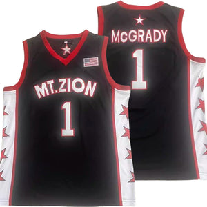 Tracy McGrady High School Jersey #1 | Mount Zion Basketball Jersey