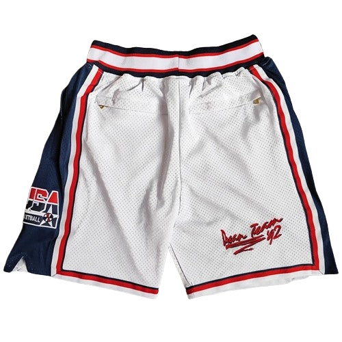 Men's 1992 USA Basketball Shorts With Zipper Pockets
