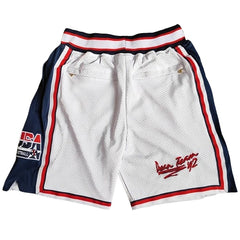 Men's 1992 USA Basketball Shorts With Zipper Pockets