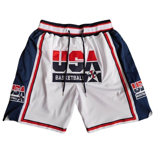Men's 1992 USA Basketball Shorts With Zipper Pockets