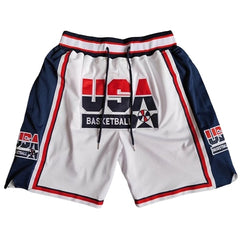 Men's 1992 USA Basketball Shorts With Zipper Pockets
