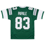 Back view of Vince Papale #83 Philadelphia Eagles football jersey featuring stitched white 'PAPALE' nameplate and '83' numbers, from Invincible film" thumbnail