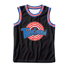 Michael Jordan 23 Space Jam Tune Squad movie black basketball jersey for youth kids boys
